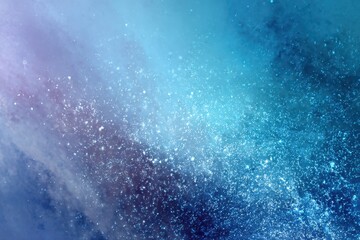 Vibrant cosmic background with stars and nebula showcasing shades of blue and purple