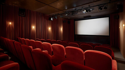 empty cinema auditorium