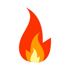 flame flat style