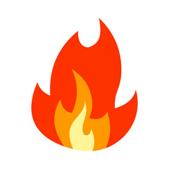 flame flat style