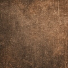 Fototapeta premium A textured background image featuring a mottled, dark brown color scheme with subtle variations in shading and visible fibers or scratches, suggesting an aged or worn material