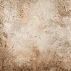 Obraz premium A textured image depicting a light brown, mottled surface resembling aged stone or marble, with subtle veining and cracks throughout, creating a vintage aesthetic
