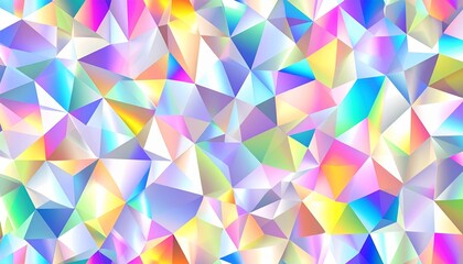 Obraz premium Colorful abstract geometric polygonal pattern.