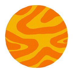 Abstract Venus Planet Illustration