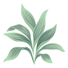 Indian Tropical Tree and Leaf Vector Illustrations in Pichwai and Mughal Folk Art Style