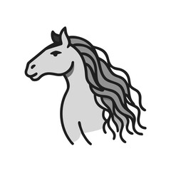 horse head silhouette