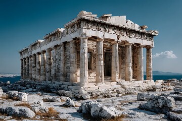 Obraz premium Archaeological marvel greece high resolution picture
