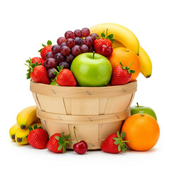 fresh fruit in a basket
