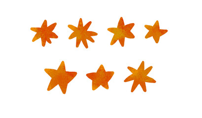 Space gallaxy stars. Hand drawn illustration