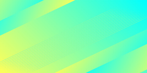 Banner background. green and yellow gradation. slash. memphis abstract
