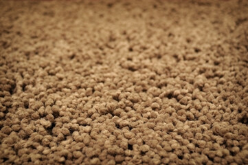 Closeup of Brown Carpet - Background Texture