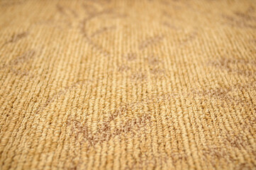 Closeup of Yellow Carpet - Background Texture