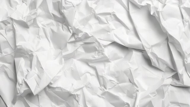 A close-up shot of a crumpled piece of paper with wrinkles and creases