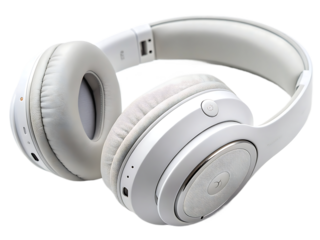 Premium White Wireless Headphones Studio Quality Audio for Music Listening and Immersive Sound Experience with Comfortable Earcups for Long Sessions