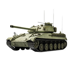 Tanks, transparent background, powerful combat machines