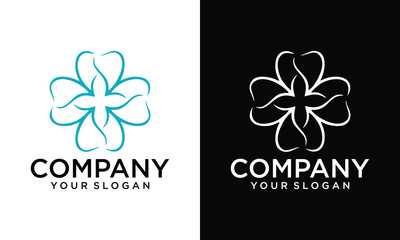 Creative Dental Clinic logo template, Dental Care logo designs vector, Creative Dental Concept Logo Design Template, logo of the teeth  that protect it