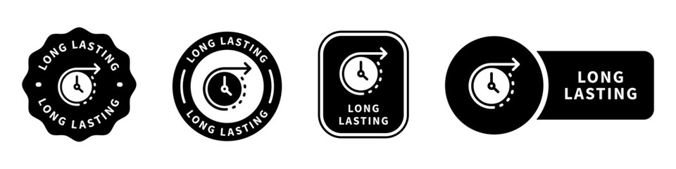 Long Lasting vector stamps for product properties information.