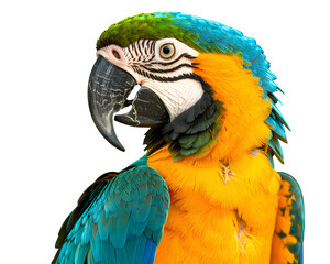 Fototapeta premium blue and yellow macaw ara ararauna