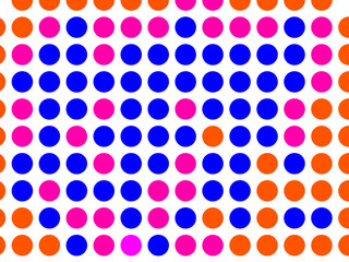Colourful dot patterns background 