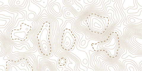 The stylized height of the topographic map contour in lines and contours isolated on transparent. Black and white lines seamless Topographic map patterns, topography line map. 