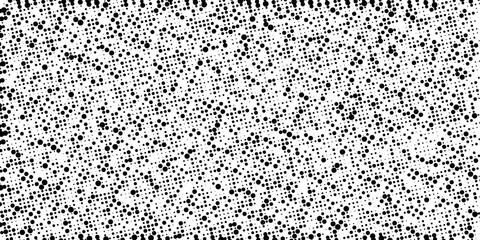 Black polka dots seamless pattern on white background. Halftone minimalist abstract wall in diagonal lines.