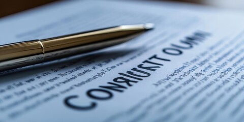 Review documents using a pen for clarification and note taking process