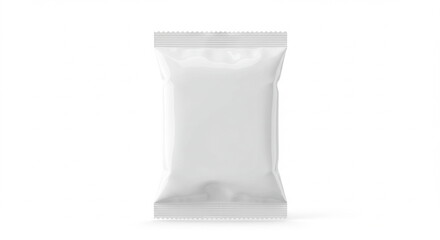Blank White Snack Packaging Mockup
