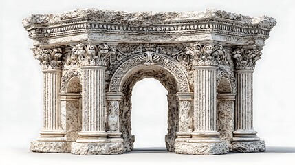 Fototapeta premium Classic architectural detail isolated high resolution picture