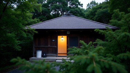 A quiet Japanese courtyard
