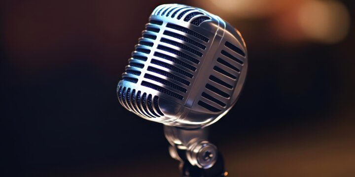 Capture the Audio, Vintage microphone for Professional and amateur voice recording