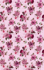 Seamless Allover Running Print Pattern Design for All types of fabric 