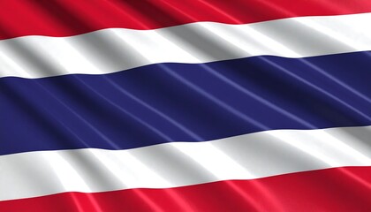 Fototapeta premium Waving Thai flag (1)