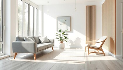 Fototapeta premium interior luxury apartment, comfortable suit,e lounge in a beautiful background.