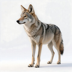 Obraz premium gray wolf in snow