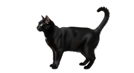 black and white cat