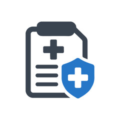 Medical Records Security Icon