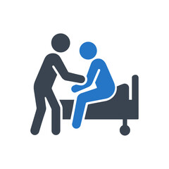 Patient Mobility Assistance Icon
