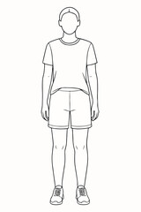 vector illustration of a man