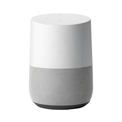 Smart speaker isolated on white background with modern design realistic clean detail and texture