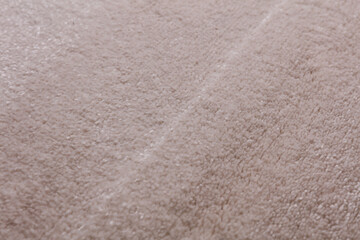 Fototapeta premium Beautiful soft shaggy carpets rugs texture close up.