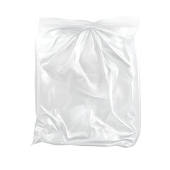 Realistic Plastic Bag Sheet for A4 Vector, A4 vector illustration of a realistic plastic bag sheet, isolated on transparent background