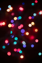 abstract background with bokeh