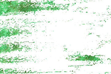 Obraz premium Abstract green grunge texture background isolated on transparent background