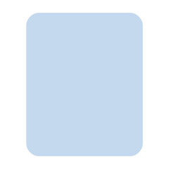 Stylish vertical rounded rectangle template – Adds a soft base ideal for business templates, promotional graphics, and packaging.