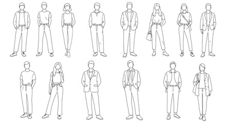diverse business people standing a group of professionals in smart casual attire depicting teamwork collaboration and workplace diversity perfect for corporate websites