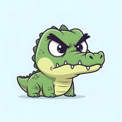 Fototapeta premium Angry Baby Alligator