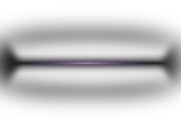 Abstract black glowing light beam effect isolated on transparent background