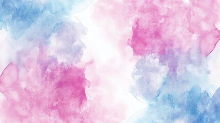 Fototapeta premium Seamless pattern pastel watercolor gradient abstract on white background
