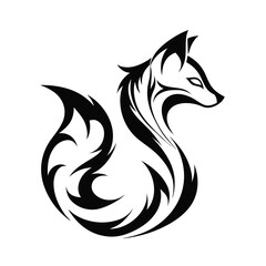 Obraz premium image of an fox design on white background