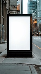 Blank city billboard